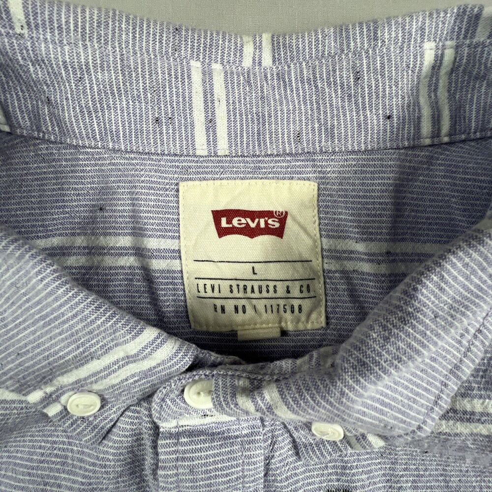 Levi’s Purple Short Sleeve Button Down Men’s Large